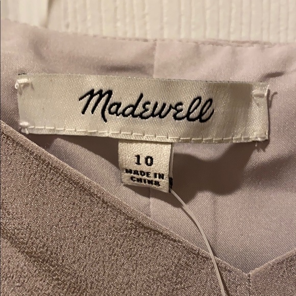 Madewell V-neck silk slip dress - Picture 7 of 10